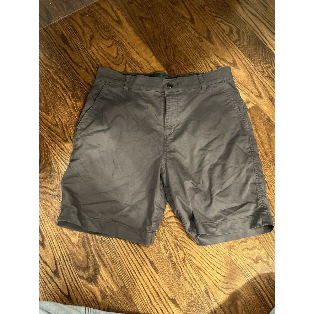Nike Golf Dri Fit Men’s Flat Front Shorts Size 32 Grey 10” Inseam Stretch